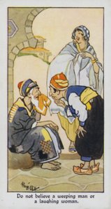 Ne croyez pas un homme qui pleure ou une femme qui rit